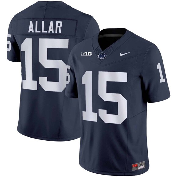 Mens Youths Kids Womens Drew Allar Navy Vapor Stitched Jersey
